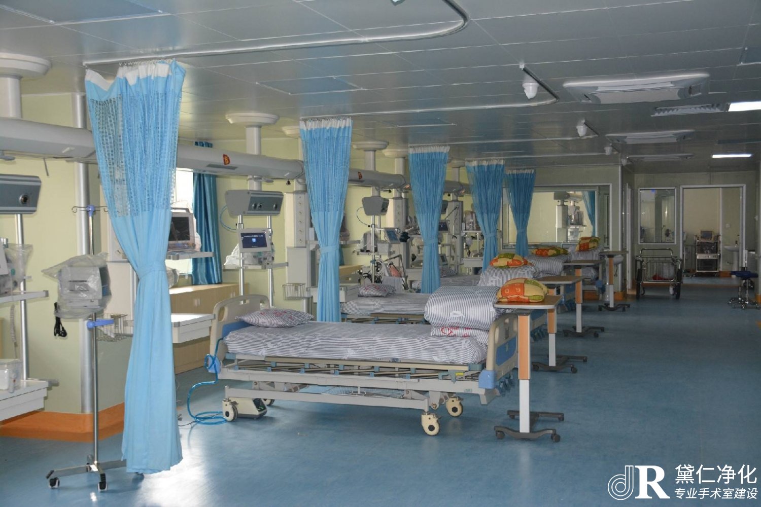 ICU病房床位周圍設計